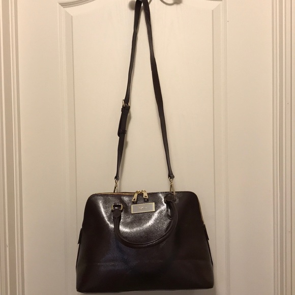 DNKY 100% Cow Leather Purse in Chocolate Brown - Picture 3 of 16